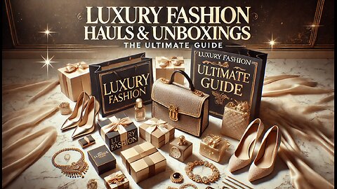 Luxury Fashion Hauls & Unboxings: The Ultimate Guide