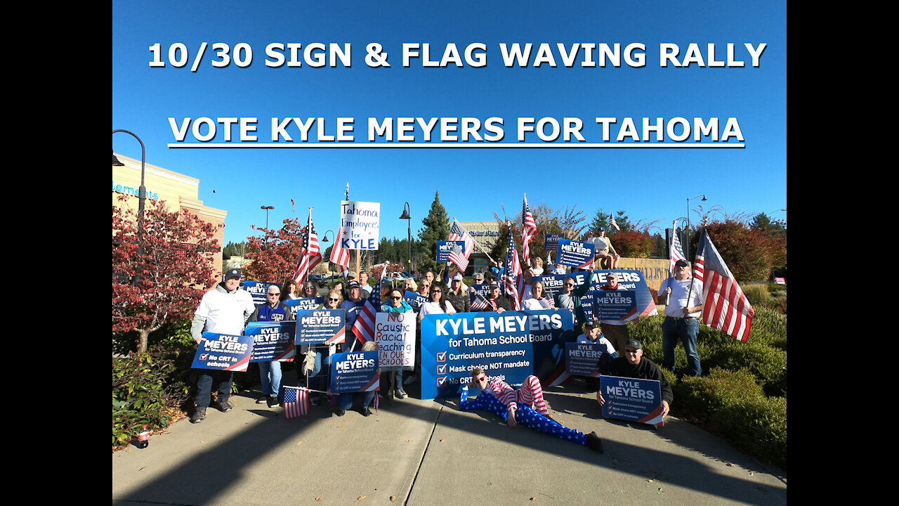 Oct 30th - 2 Rallies / 2 Locations - Vote Kyle Meyers