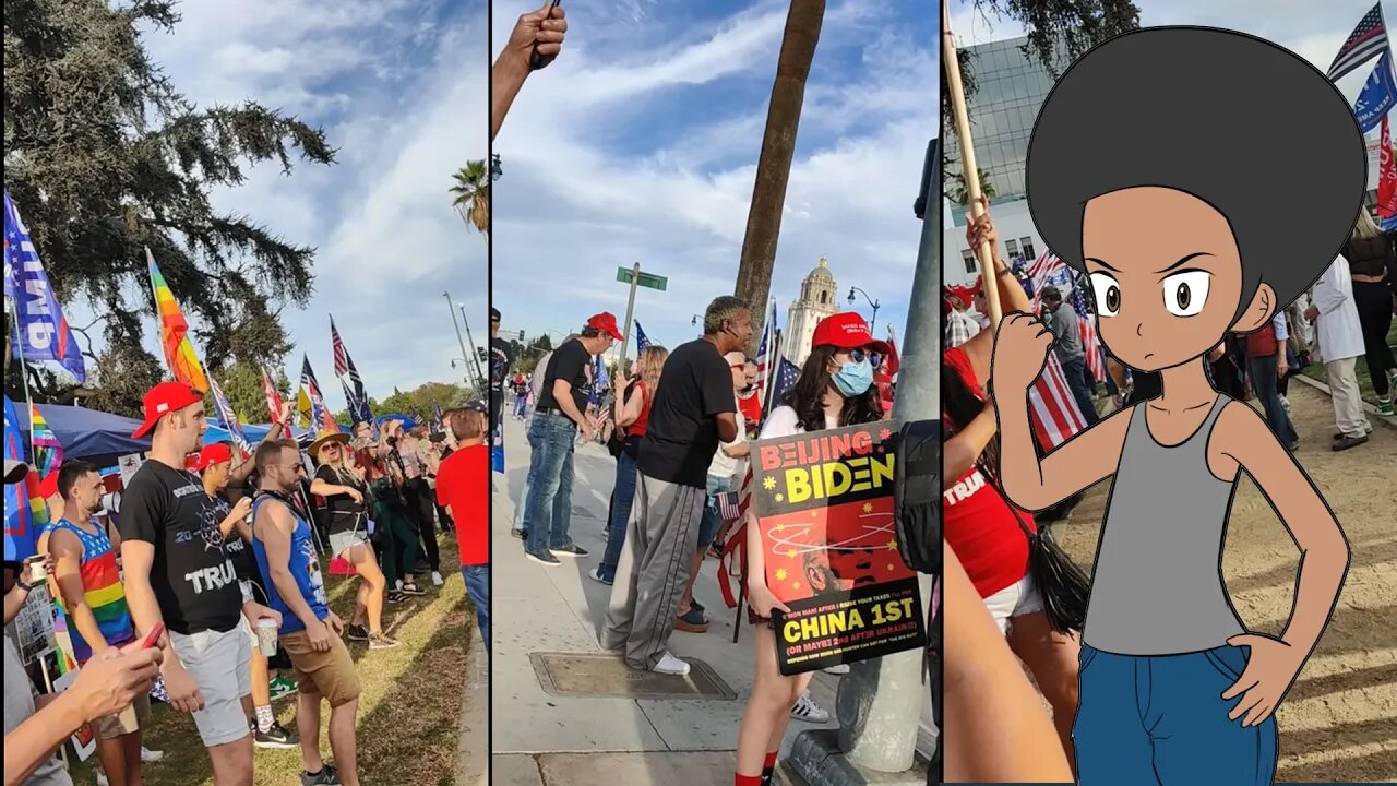 Beverly Hills Trump Rally - The Good, The Bad, The LA Times