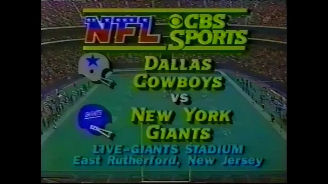 1981-12-19 Dallas Cowboys vs New York Giants