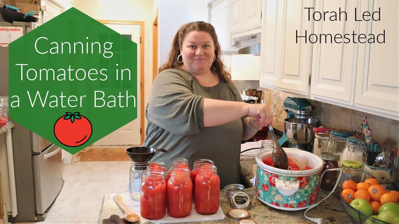 Canning Tomatoes in a Water Bath