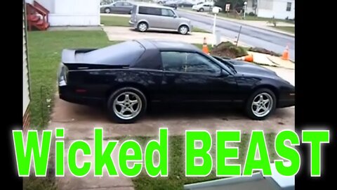 One Mean Bird Pontiac Trans Am Stroker Monster 1989 GTA Automatic Ram Air Shaved Doors