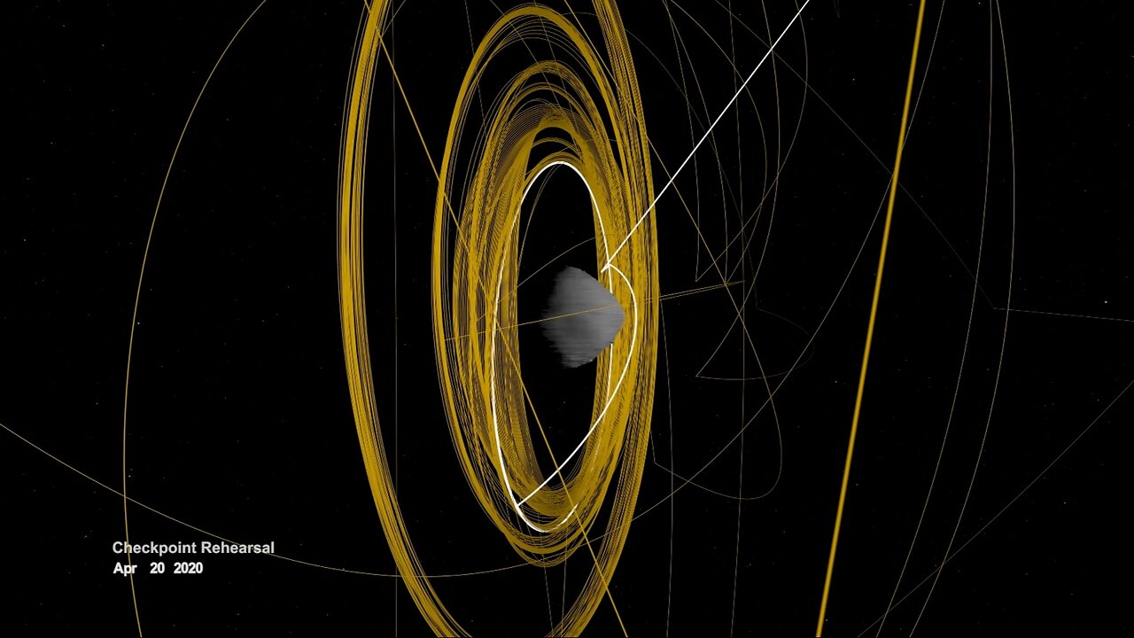 OSIRIS-REx Slings Orbital Web Around Asteroid to Capture Sam 4k