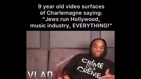 Charlemagne says that JEWS run everything