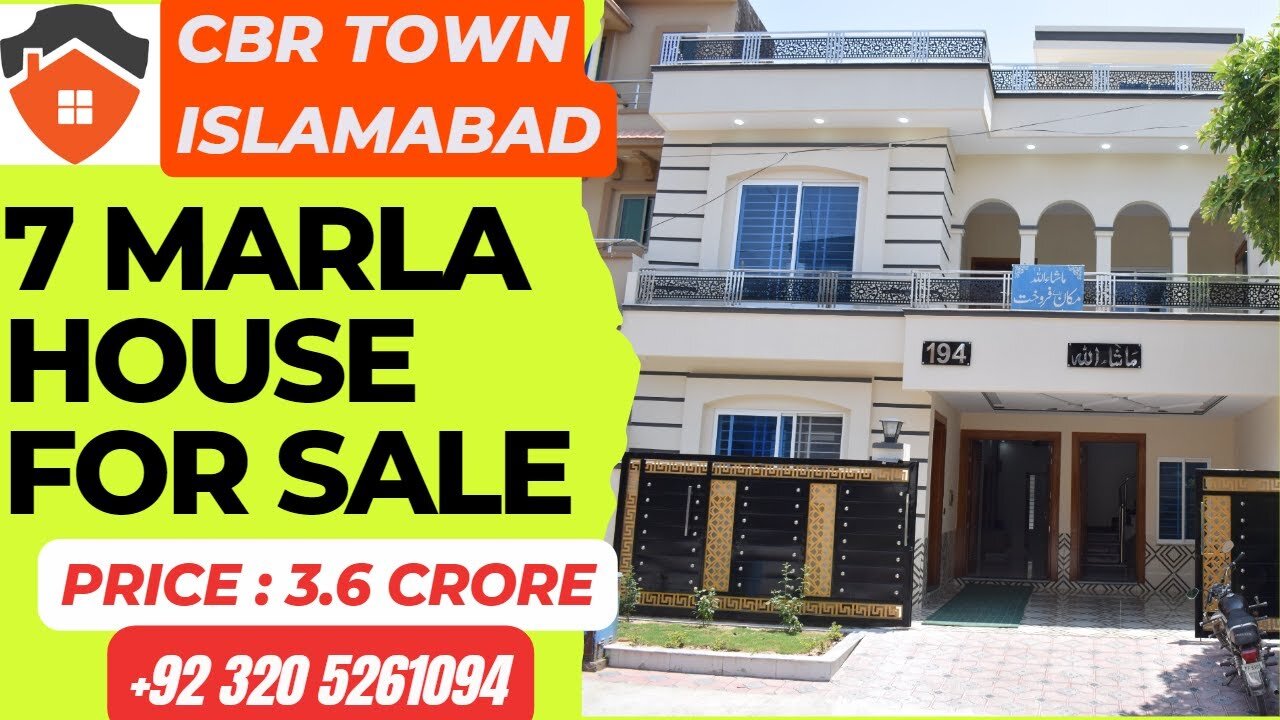 Unveiling a Luxurious 7 Marla House in CBR Town Islamabad Exquisite Home Demand 3.6 Crores