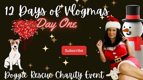 🐶Doggie 🐶Rescue Charity // DAY ONE // 12 Days of Vlogmas 2024