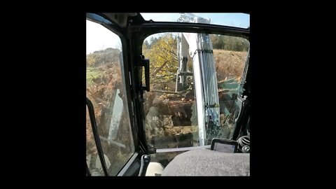 Preview of recent land management project Nov 2021 bobcat e42 r2 series excavator land clearing!