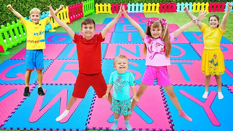 Oliver and Roma and Diana's ABC Challenge and Other Kids' Educational Videos!