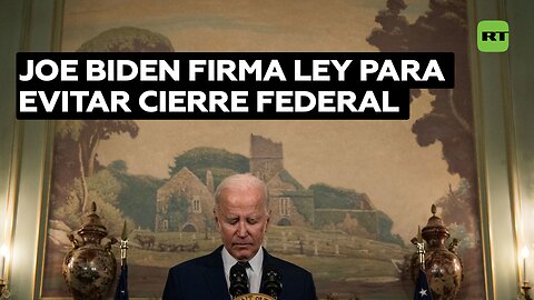 Biden firma el plan presupuestario del Gobierno, que no incluye fondos para Ucrania e Israel