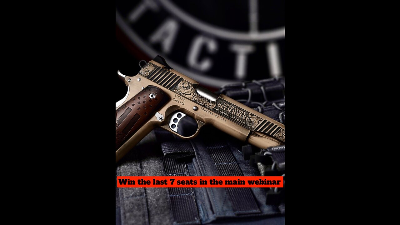 Kimber Custom II Operation Detachment .45ACP MINI #3 for the last 7 seats in the main webinar