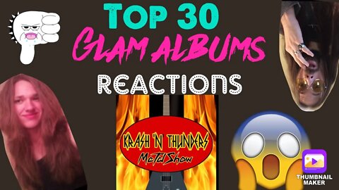 Top 30 | Glam Albums | REACTIONS |