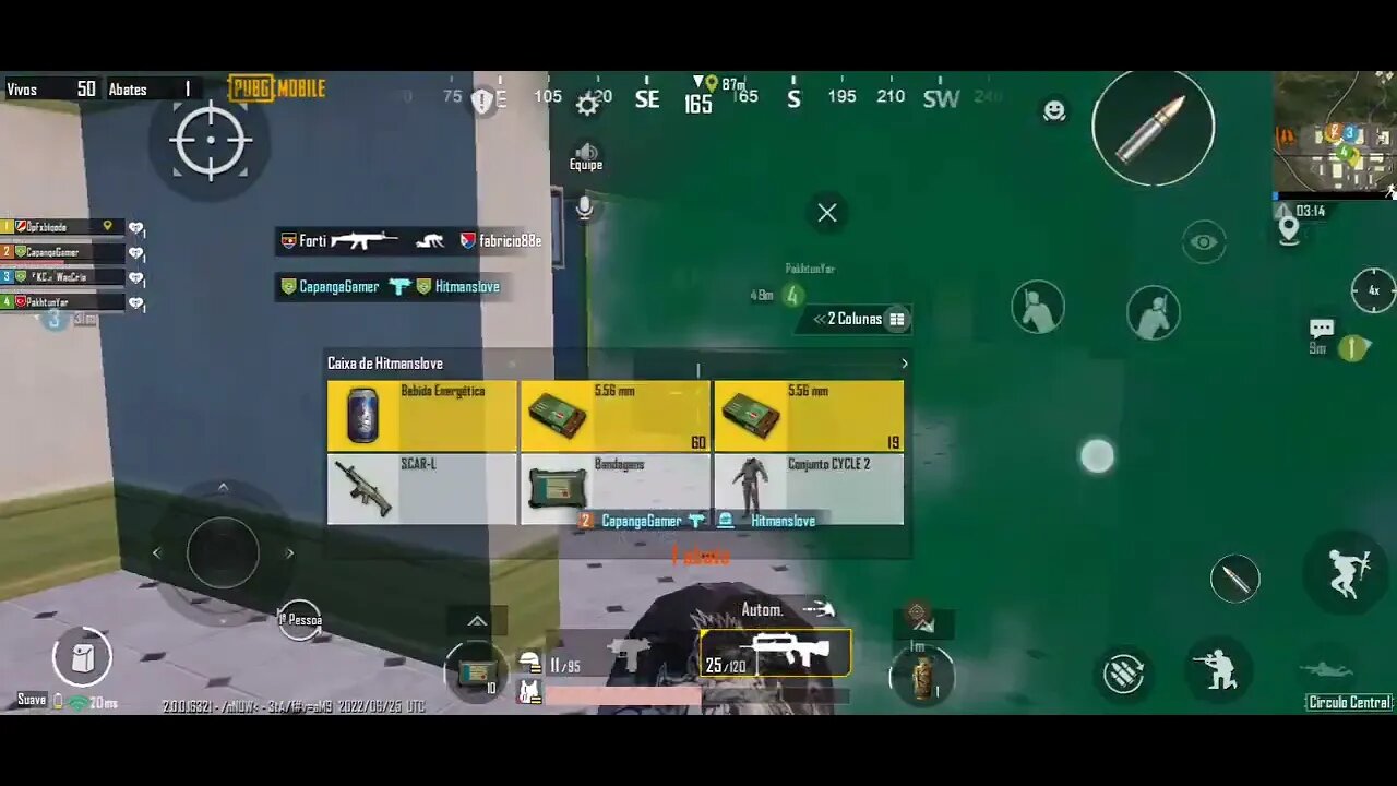 Rumo ao Dominador Craque, jogando PUBG mobile, várias plays até chegar a consumista. (1)