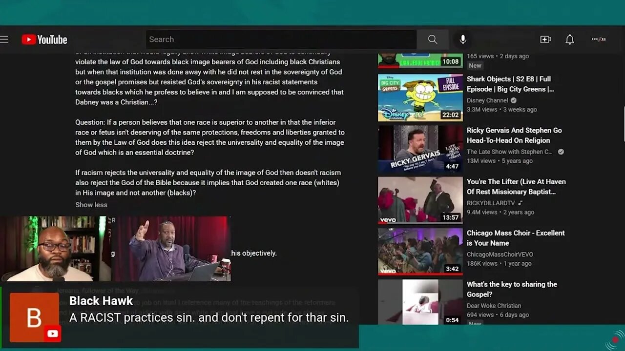 Cognitive Dissonance about RLDabney @Kwuam Adams @The BCV (Book Chapter Verse) Podcast