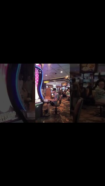 Guy Plays Slot Machine With Water Leak! #MegaFails #Shorts
