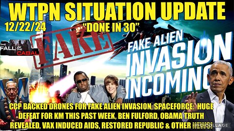 CCP BACKED DRONES, FF ALIEN INV., FULFORD HIGHLIGHTS, OBAMA REVEALED, VAIDS