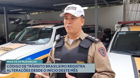 Mais de 20 Mudanças: Código de Trânsito Brasileiro registra alterações desde o início deste mês.