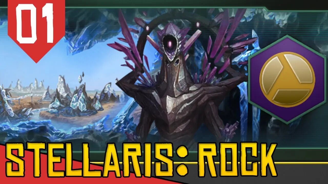 Gameplay de Série com Dicas para Iniciantes - Stellaris Lithoids 2.5 #01 [Gameplay Português PT-BR]