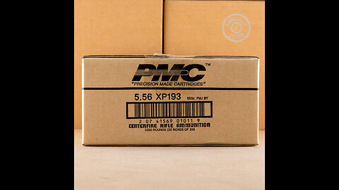 1000 Round Case - 5.56 PMC X-TAC XP193 55 Grain FMJ BT