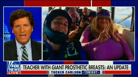 Tucker - Teacher with Giant Prosthetic Breasts - Update