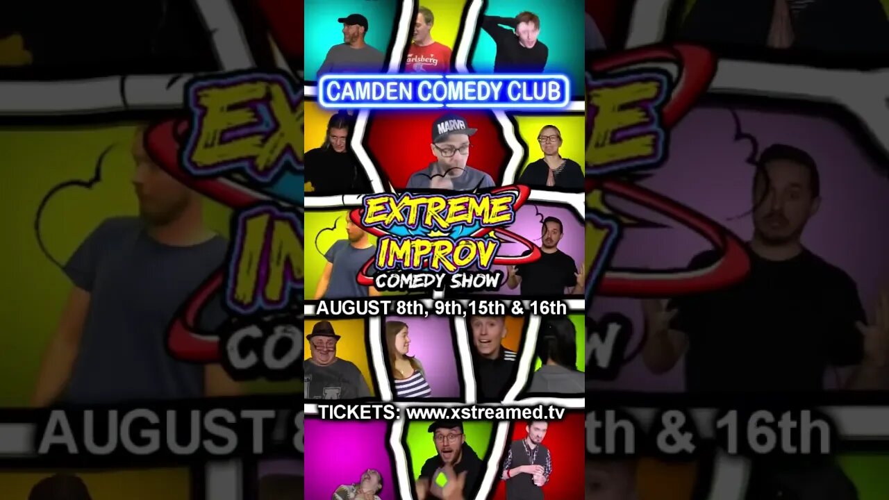 YOU owe it to yourself to see Extreme Improv live this August!