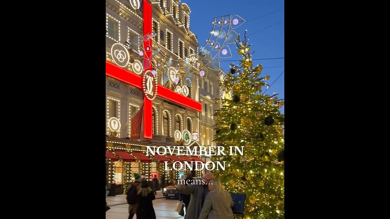 Christmas London November 2023