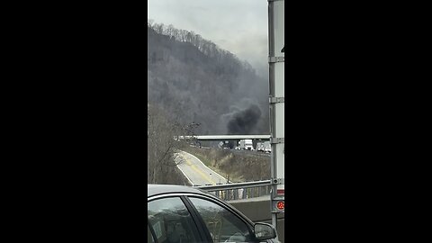 Vehicle fire on WV Turnpike.