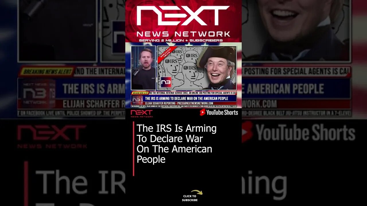 The IRS Is Arming To Declare War On The American People #shorts