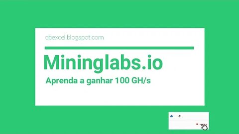 Finalizado - Cloud mining - Mininglabs - Como Ganhar 100GH/s