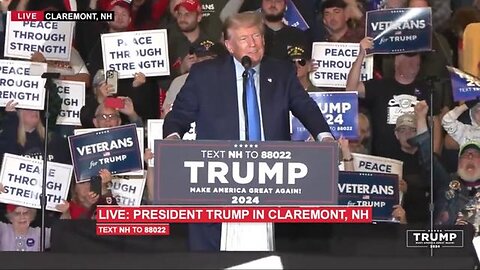 LIVE: President Trump in Claremont, NH