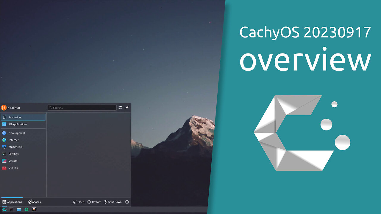 CachyOS 20230917 overview | Blazingly Fast & Customizable Linux distribution