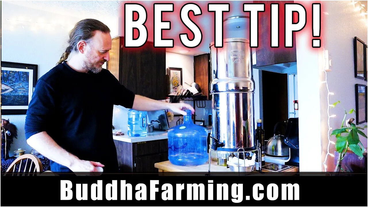 Berkey Water Filter | Tip and Trick (How to Prevent your Berkey from Over flowing)