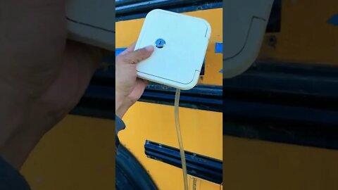 Water tank fill tube and gravity hatch install on my #skoolieconversion , #skoolie
