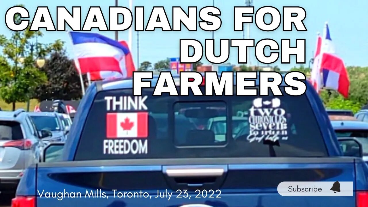 God Keep Our Land Glorious and Free | Canada Supports Dutch Farmers & Freedom