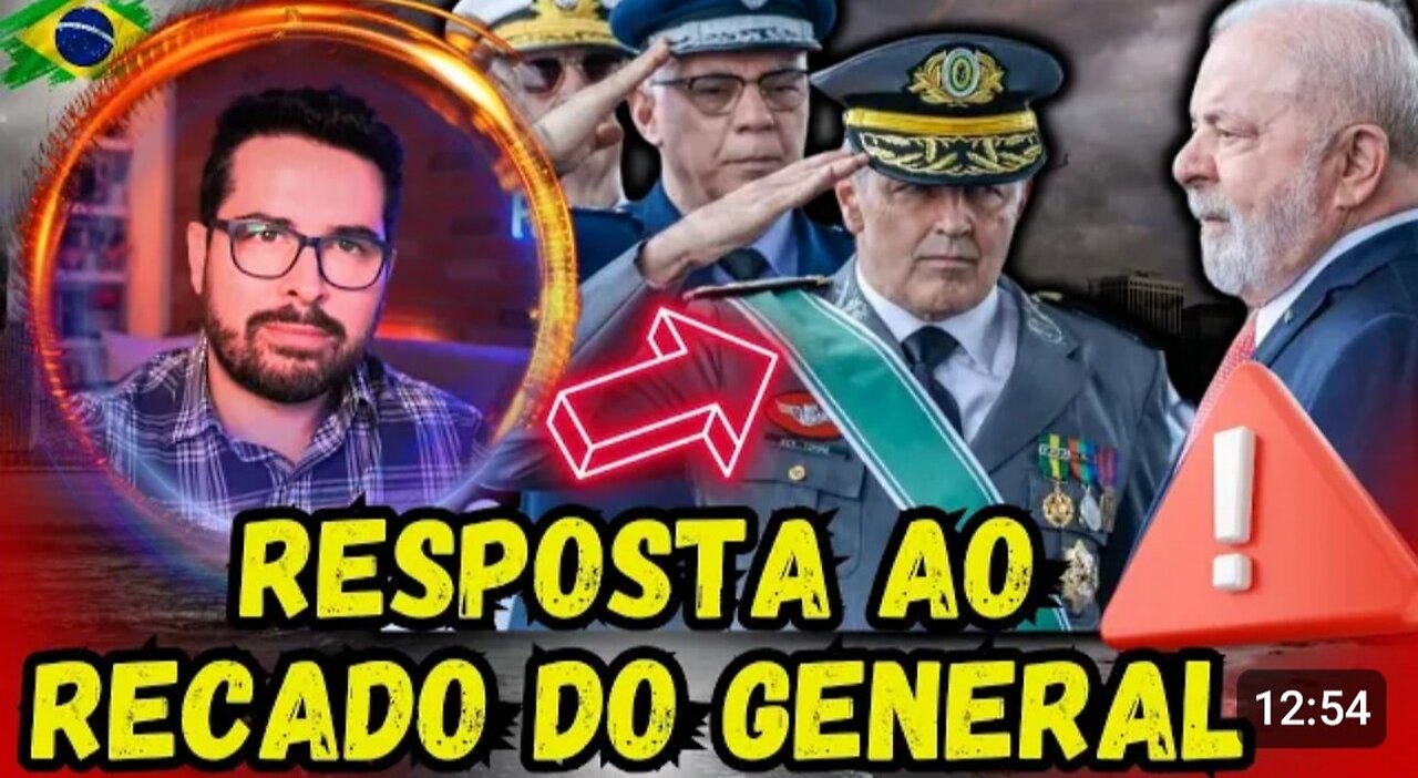 Paulo Figueiredo manda recado para Comandante do Exército General Tómas