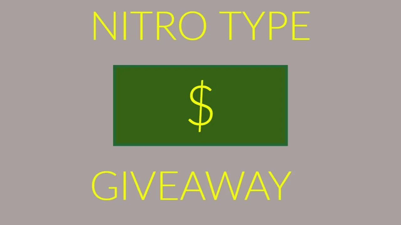 35 SUBSCRIBER NITRO TYPE GIVEAWAY!!!!!