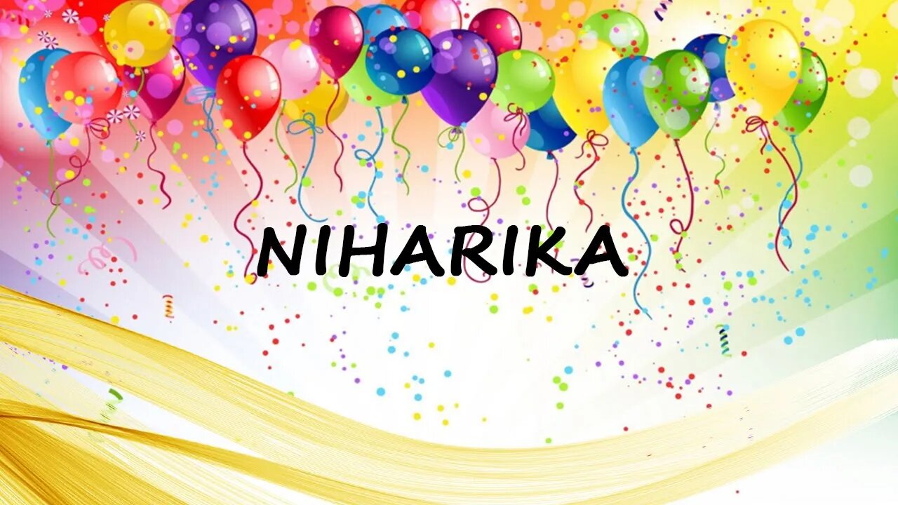 Happy Birthday to Niharika - Birthday Wish From Birthday Bash