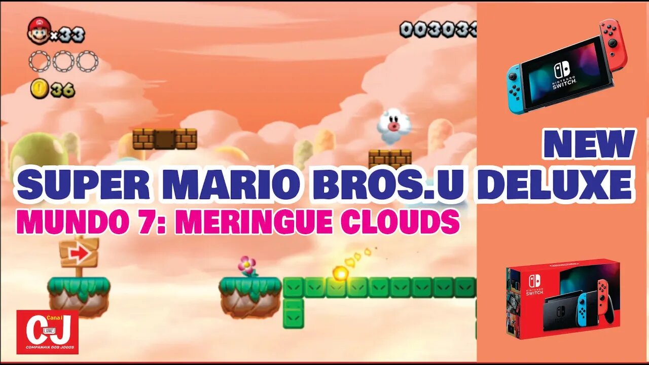 New Super Mario Bros U. Deluxe - Mundo 7 (Nintendo Switch)