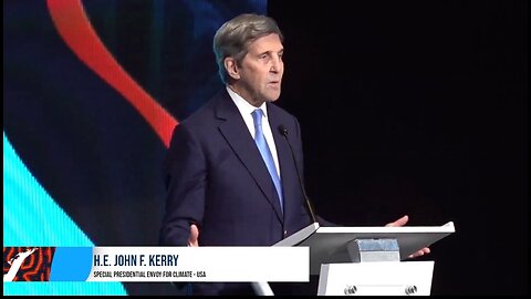 John Kerry: Climate Crisis Is Your Fault