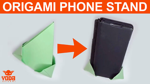 How To Make an Origami Phone Stand - Easy And Step By Step Tutorial