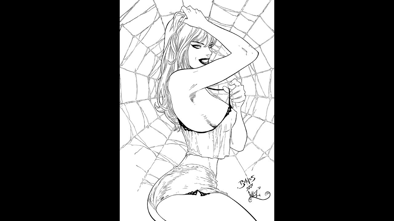 Inking sexy Mary Jane #1