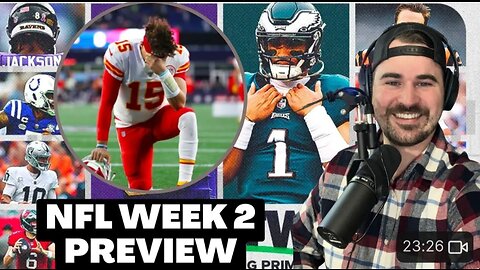 Previewing NFL Week 2 Betting Primer! Late Night Stream Come Hang Out!