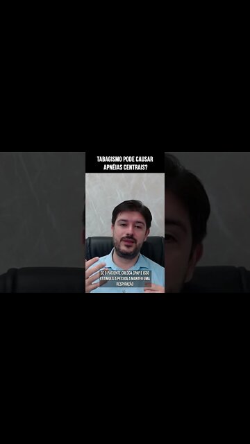 Tabagismo Pode Causar Apneia Central #Shorts