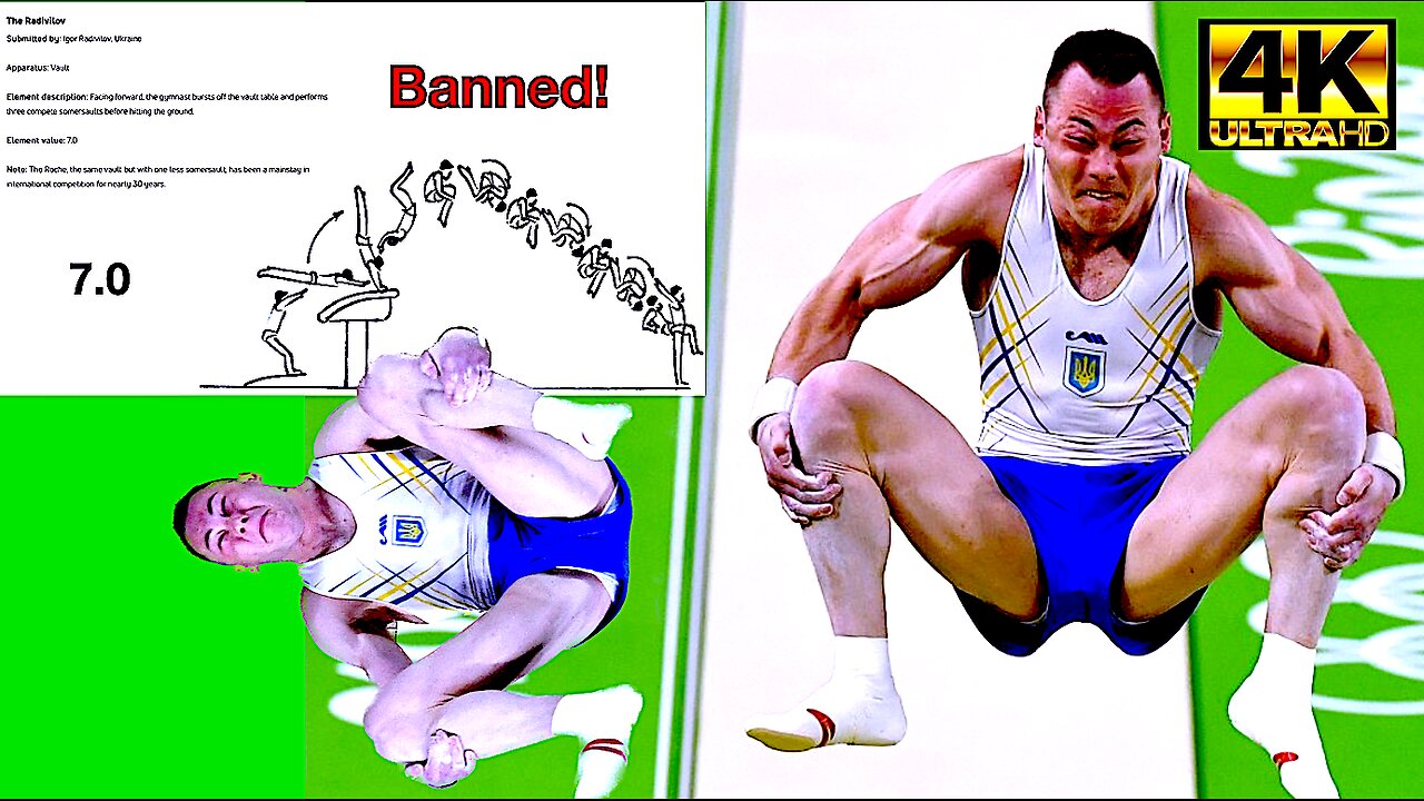 Igor RADIVILOV🇺🇦Gets the scariest vault named & banned in same vault final!*7.0 D Score* (BBC.HV.4K)