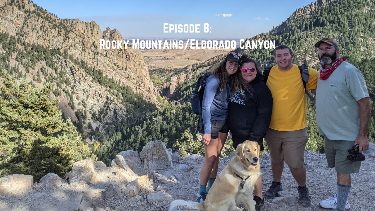 Hiking in Eldorado Canyon State Park and ending up lost in the woods looking for camp