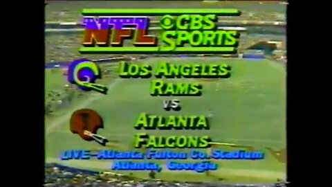 1981-10-11 Los Angeles Rams vs Atlanta Falcons