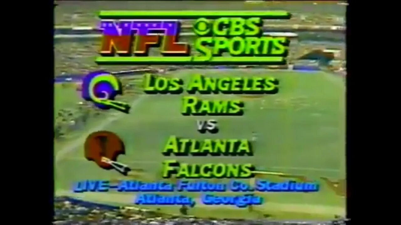 1981-10-11 Los Angeles Rams vs Atlanta Falcons