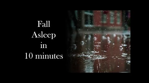 Sleep Music Rain 10 Minutes | 10 Minutes Gentle Night Rain @TheRelaxedGuy