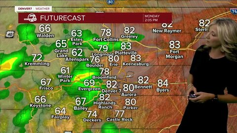 Flash flooding possible on Monday afternoon