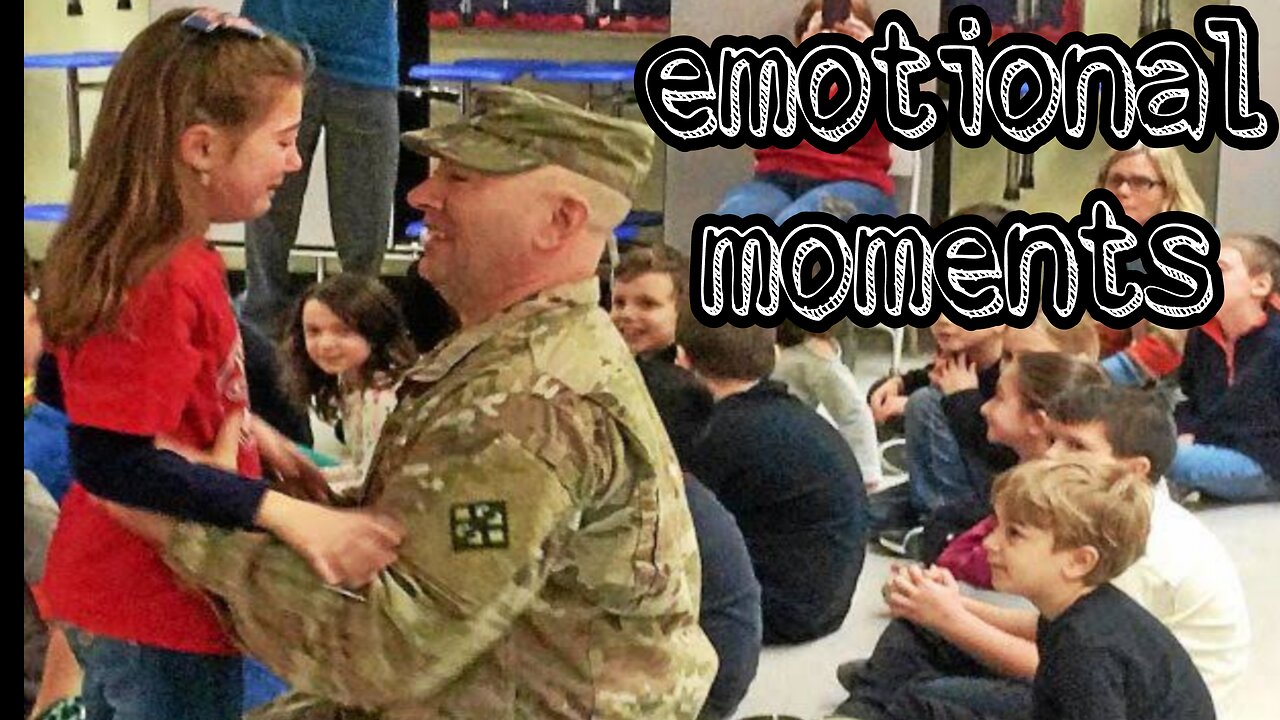 most emotional soliders coming home moments- compilation