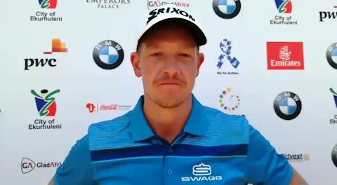 VIDEO-GOLF-SA-OPEN: Jacques Kruyswijk speaks about leading the SA Open (XtJ)